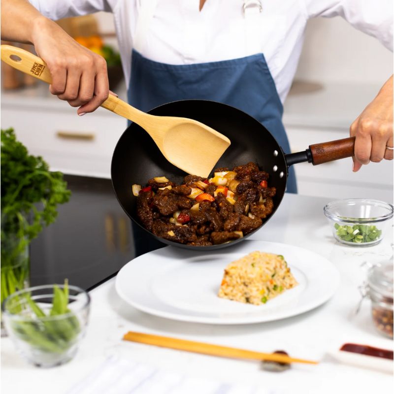 Joyce Chen Classic Series 9.5-Inch Carbon Steel Preseasoned Stir Fry Pan Joyce Chen by Kitchen Niche