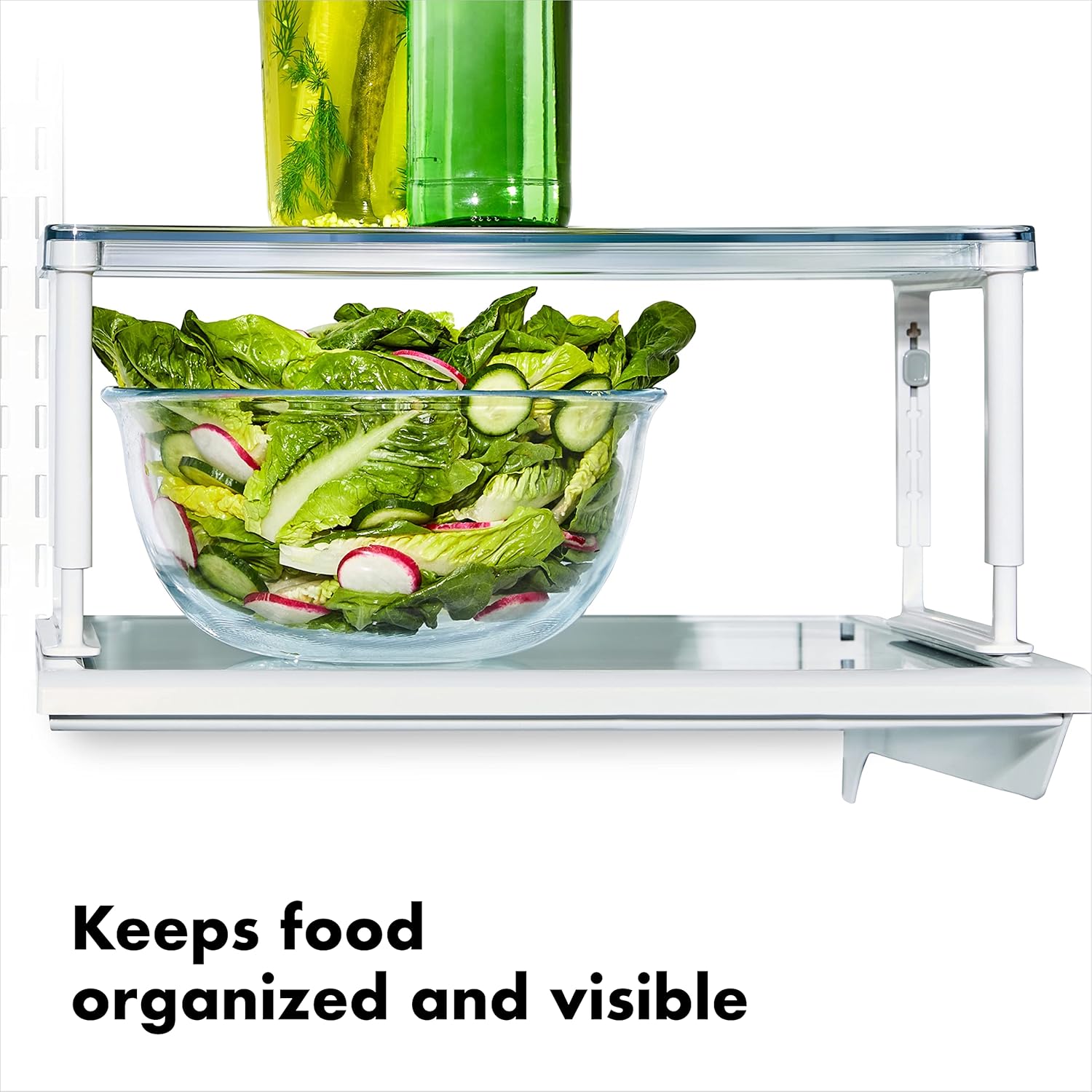 OXO Good Grips Fridge Shelf Riser Adjustable