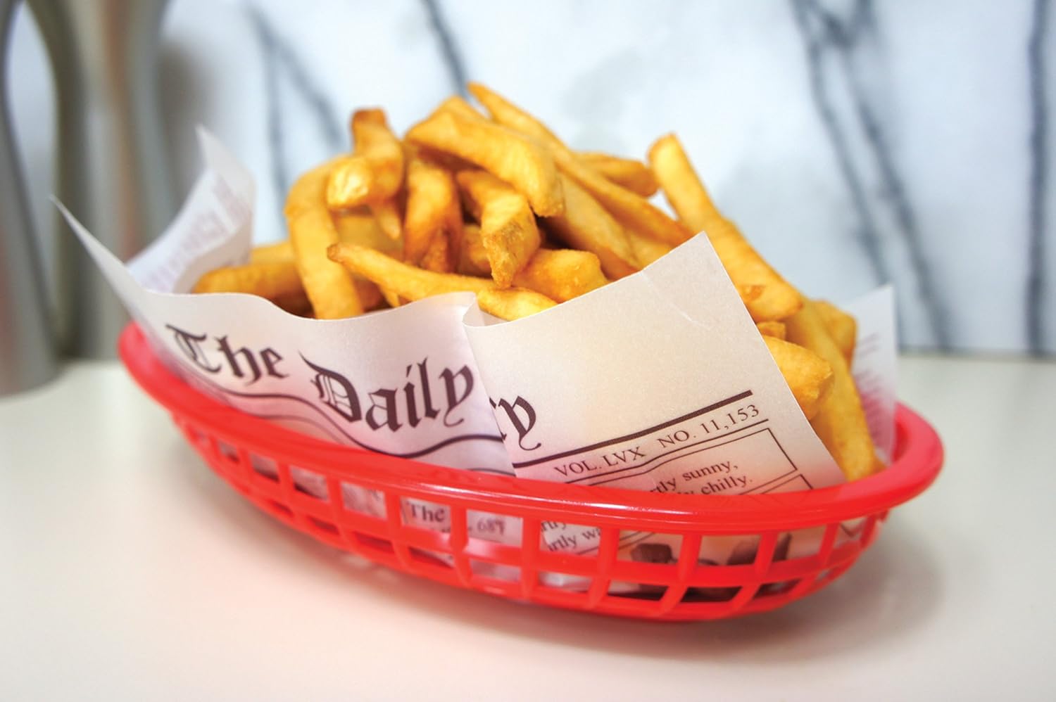 Fox Run Newsprint French Fry Paper