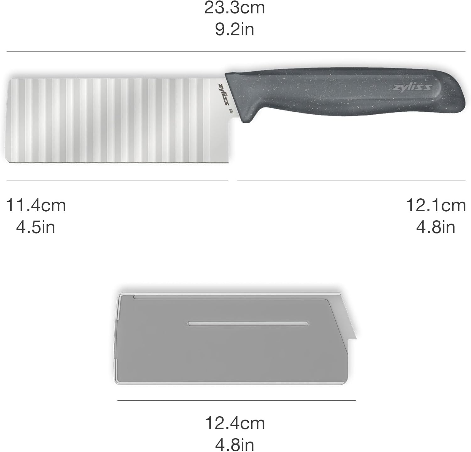 Zyliss Crinkle Cut Knife – 4.5" / 11.4 cm