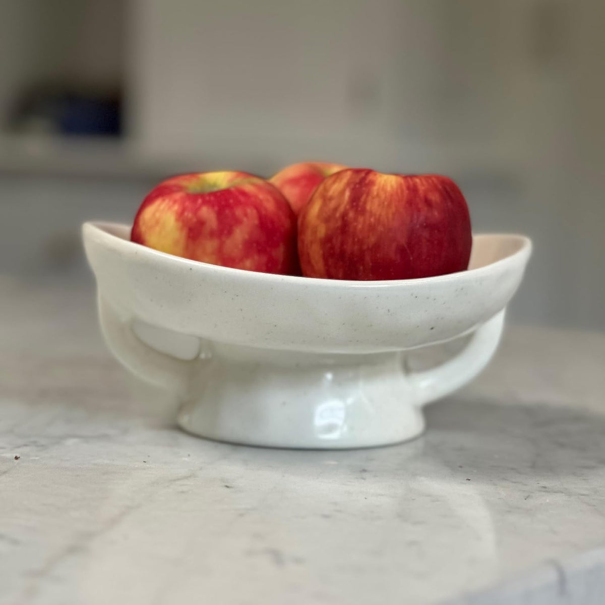 Fox Run Ceramic Fruit Bowl White