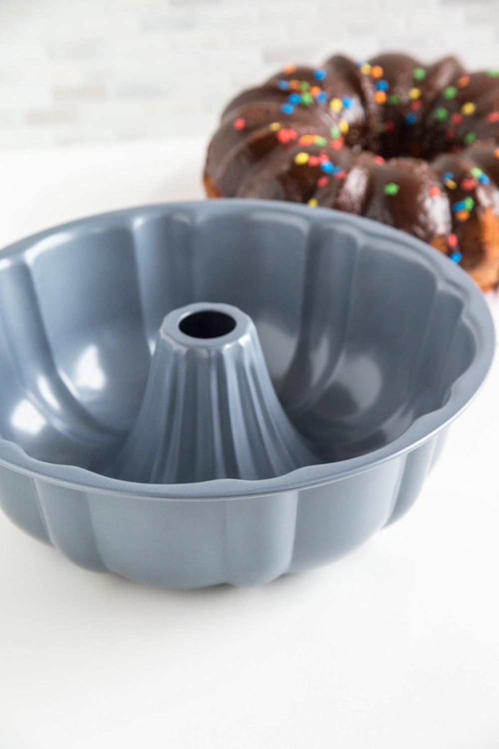 Fox Run Fluted Cake Pan with Center Tube