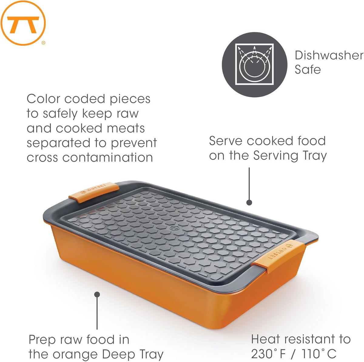 Outset Marinating Tub with Serving Tray
