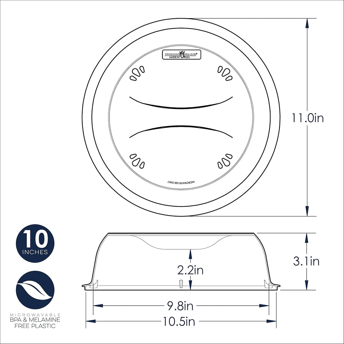 Jarware Stainless Steel Mason Jar Lids Set of 8