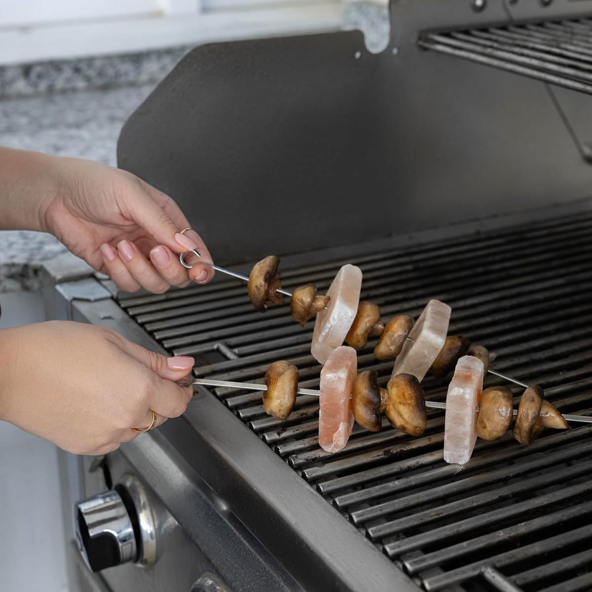 Outset Himalayan Salt Cube Skewers Set