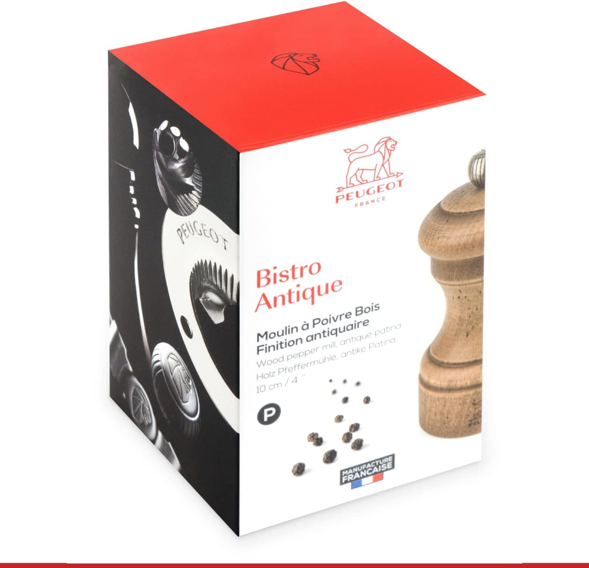 Peugeot Bistro Antique Pepper Mill – 10 cm
