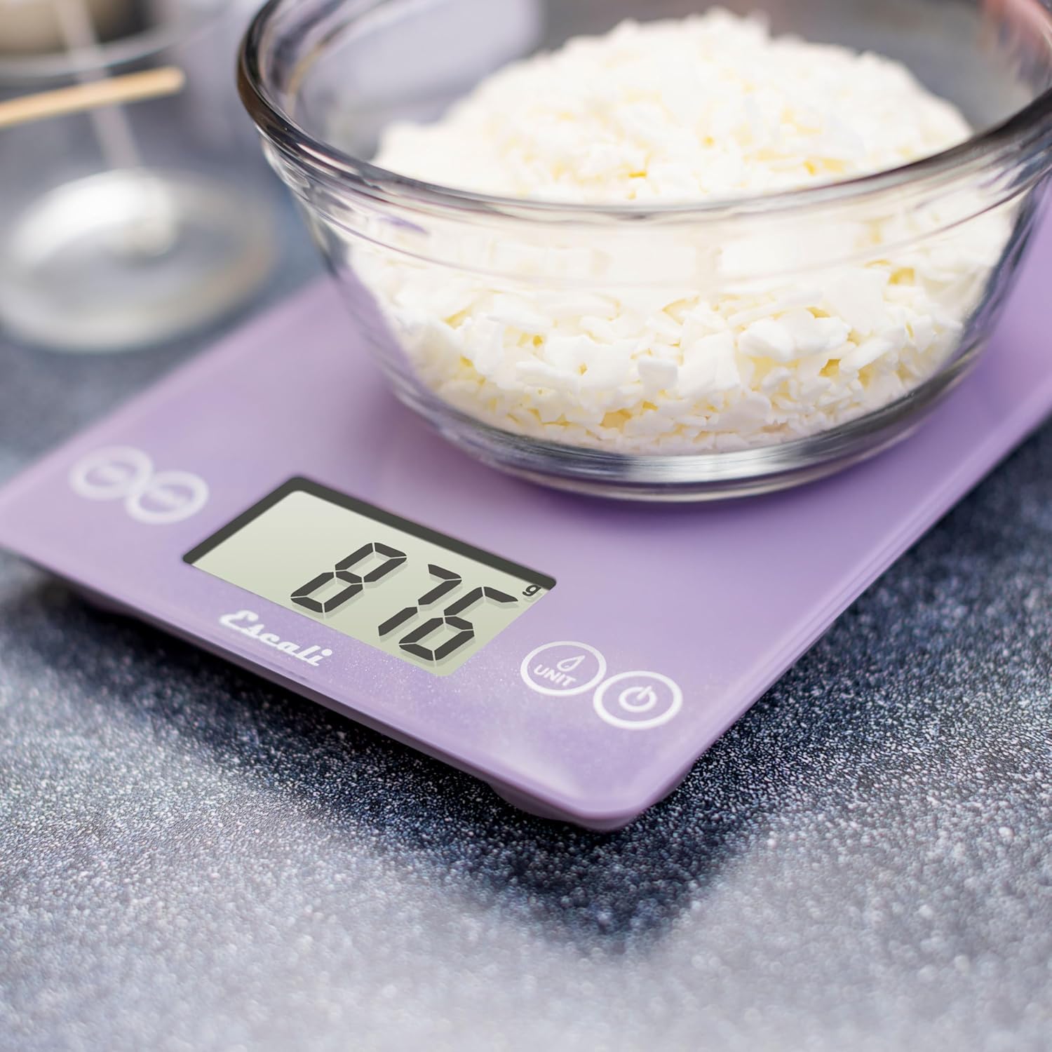 Escali Arti Classic Glass Digital Scale – Classic Violet