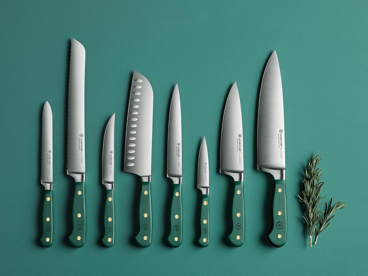 Wüsthof Classic Fresh Rosemary Serrated Utility Knife – 5"