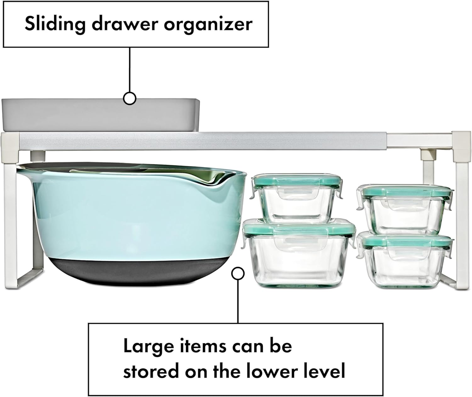 OXO Good Grips Adjustable Deep Drawer Organizer