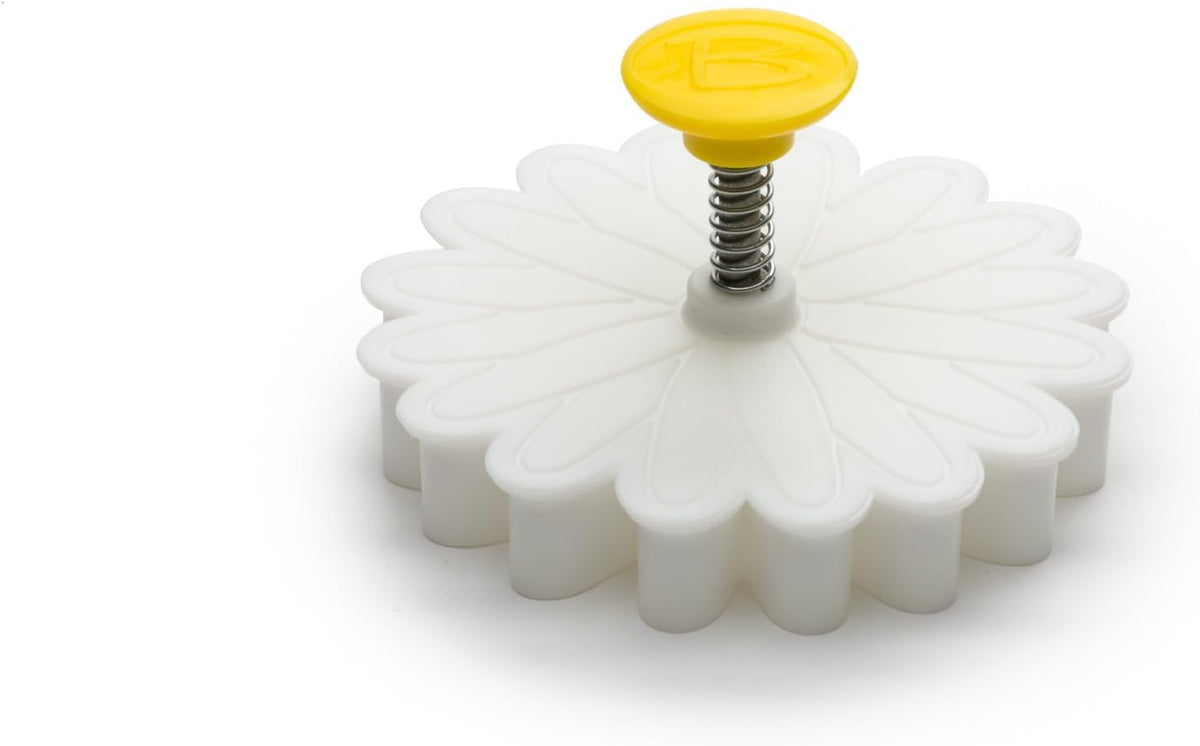 Bakelicious Daisy Stamp Plunger Cookie Cutter