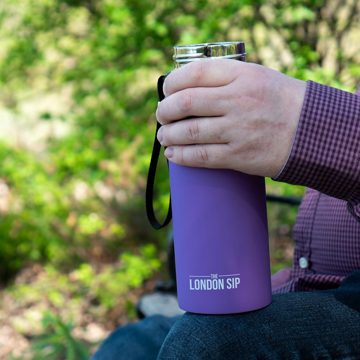 London Sip Tea Infuser Bottle – Purple – 25 oz