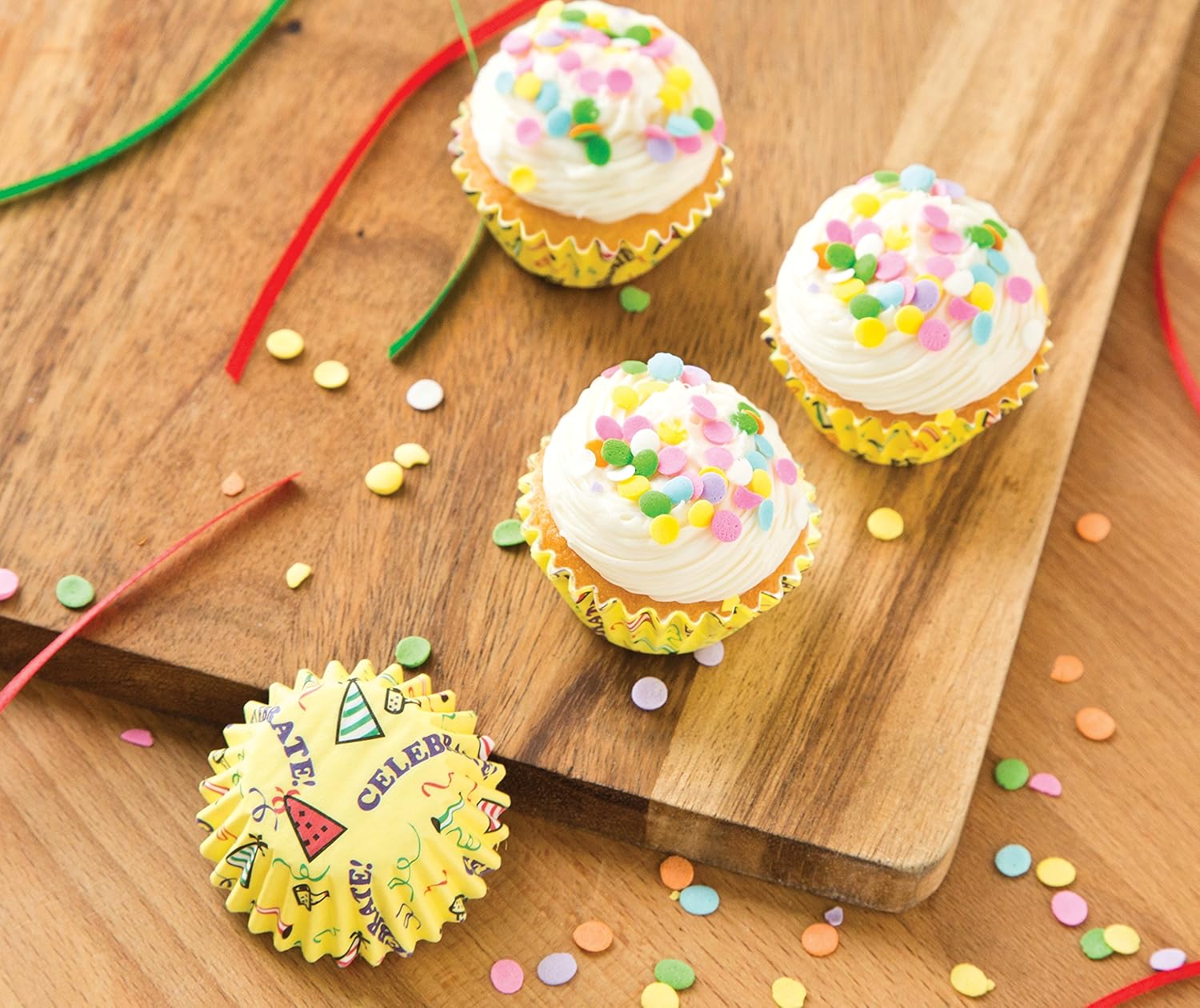 Fox Run Celebrate Mini Bake Cups - 75 Pack
