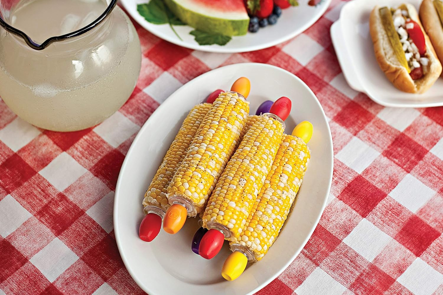 Outset Set of 8 Screw-in Corn Holders