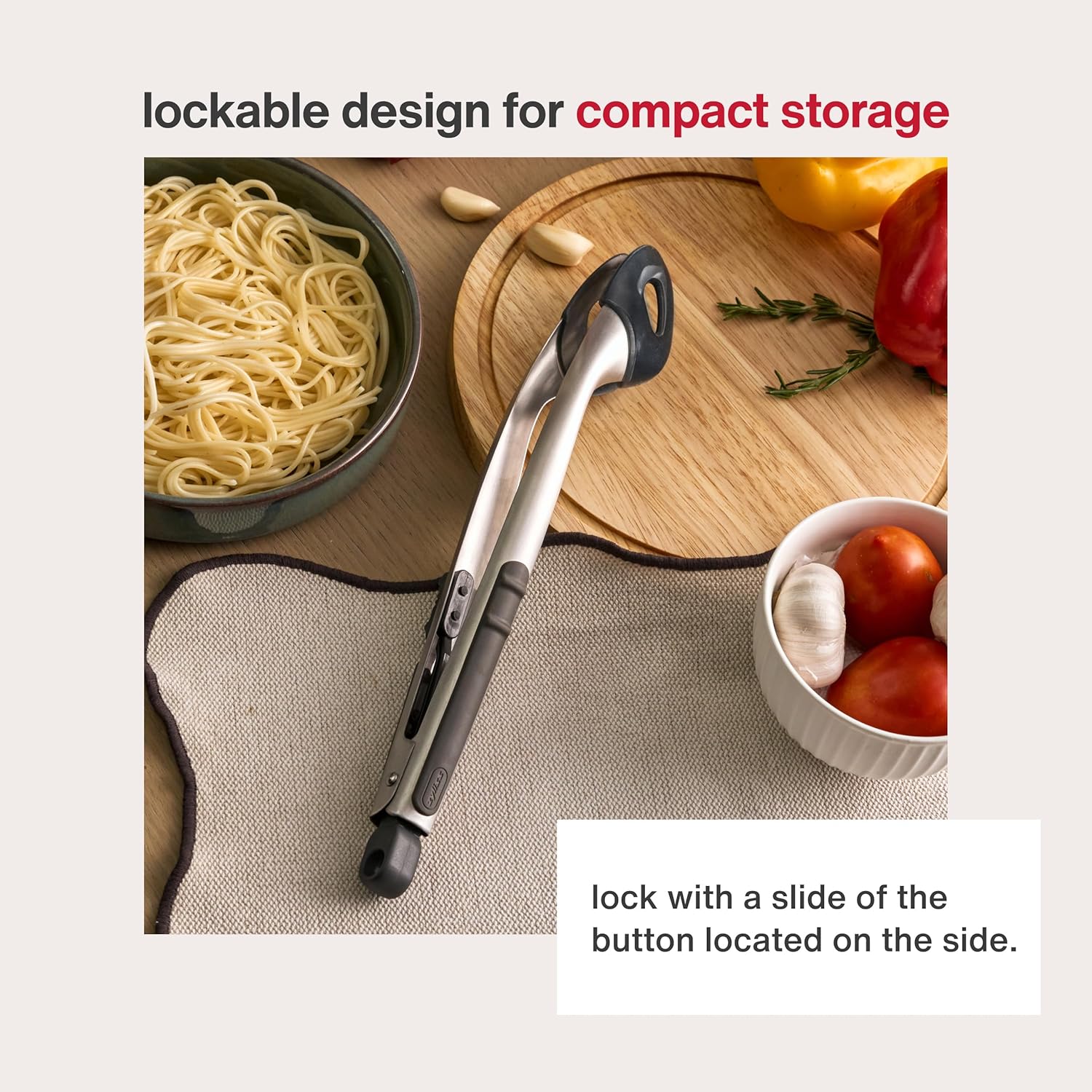 Zyliss Silicone-Tipped Tongs