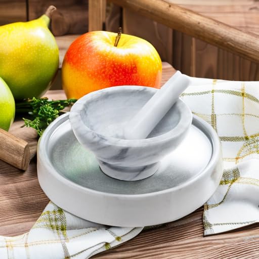 Fox Run Oversized White Marble Mortar & Pestle