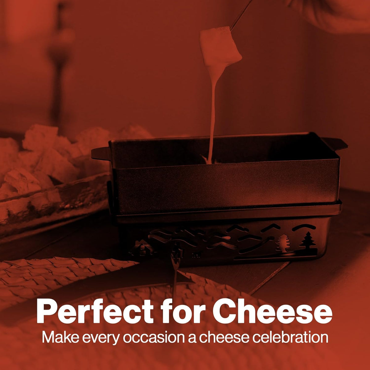 Swissmar Tandem Candlelight Fondue & Raclette Set