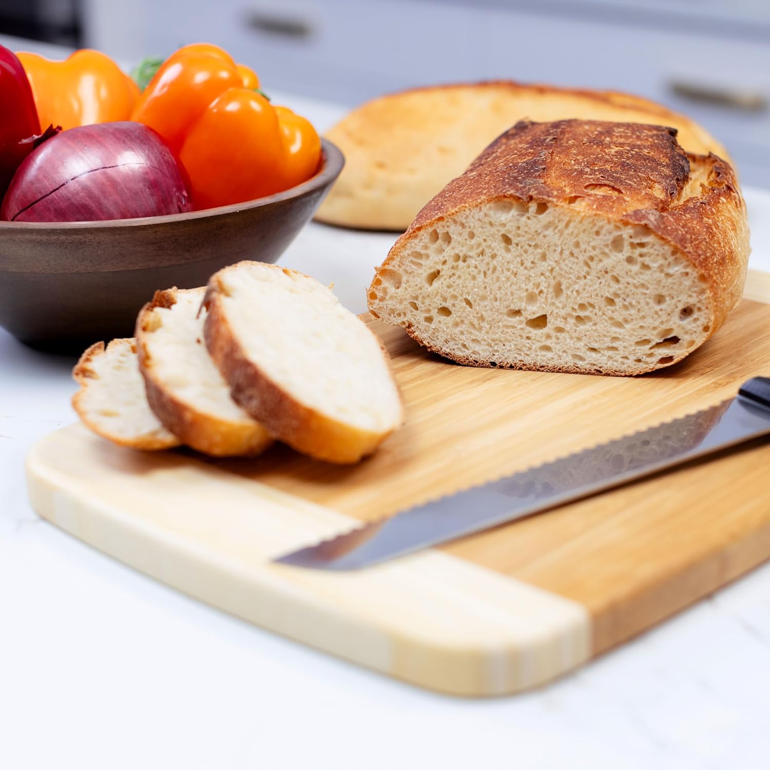 Joyce Chen Burnished Bamboo Cutting Board Set – 3 Piece