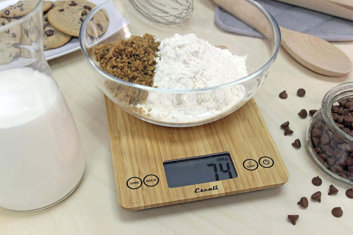 Escali Arti Digital Bamboo Kitchen Scale