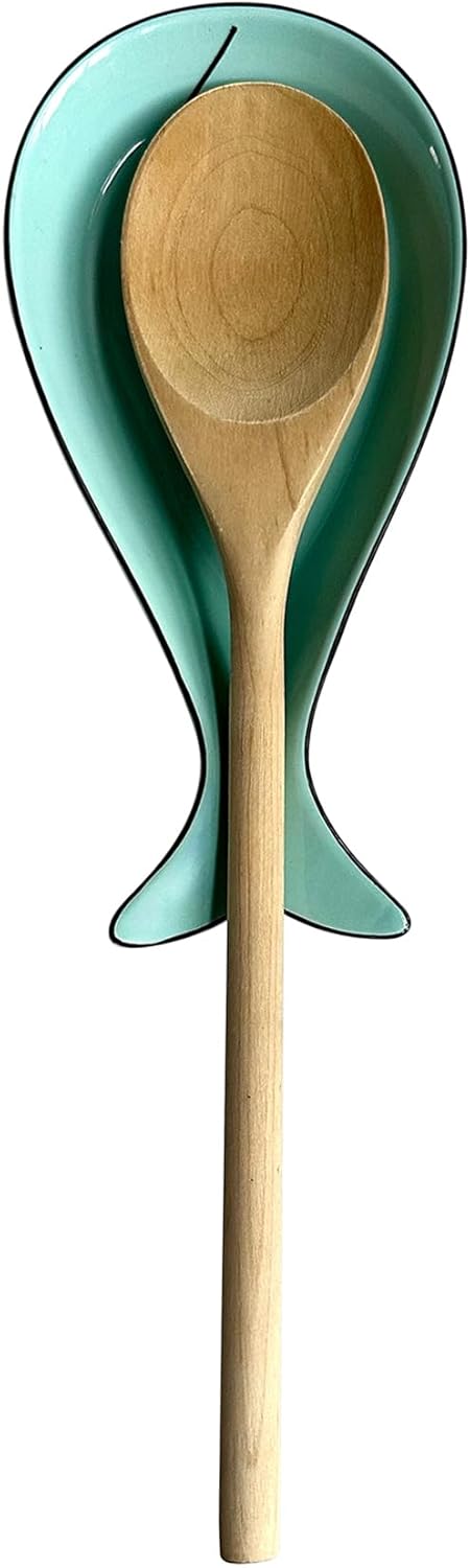 Fox Run Whale Ceramic Spoon Rest