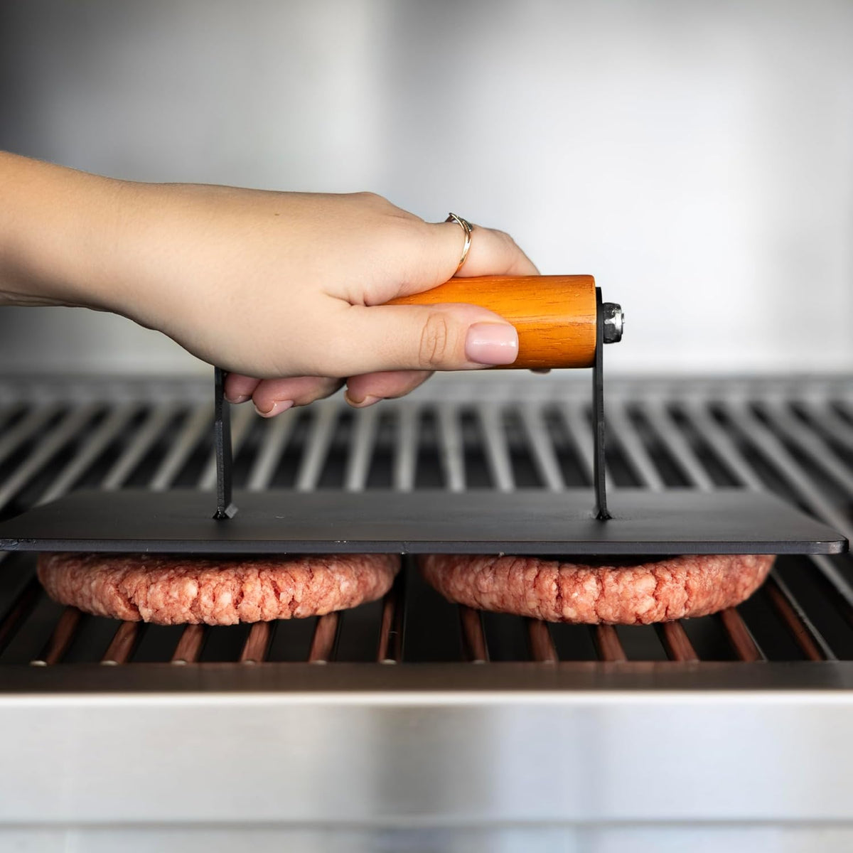 Outset XL Cast Iron Grill Press
