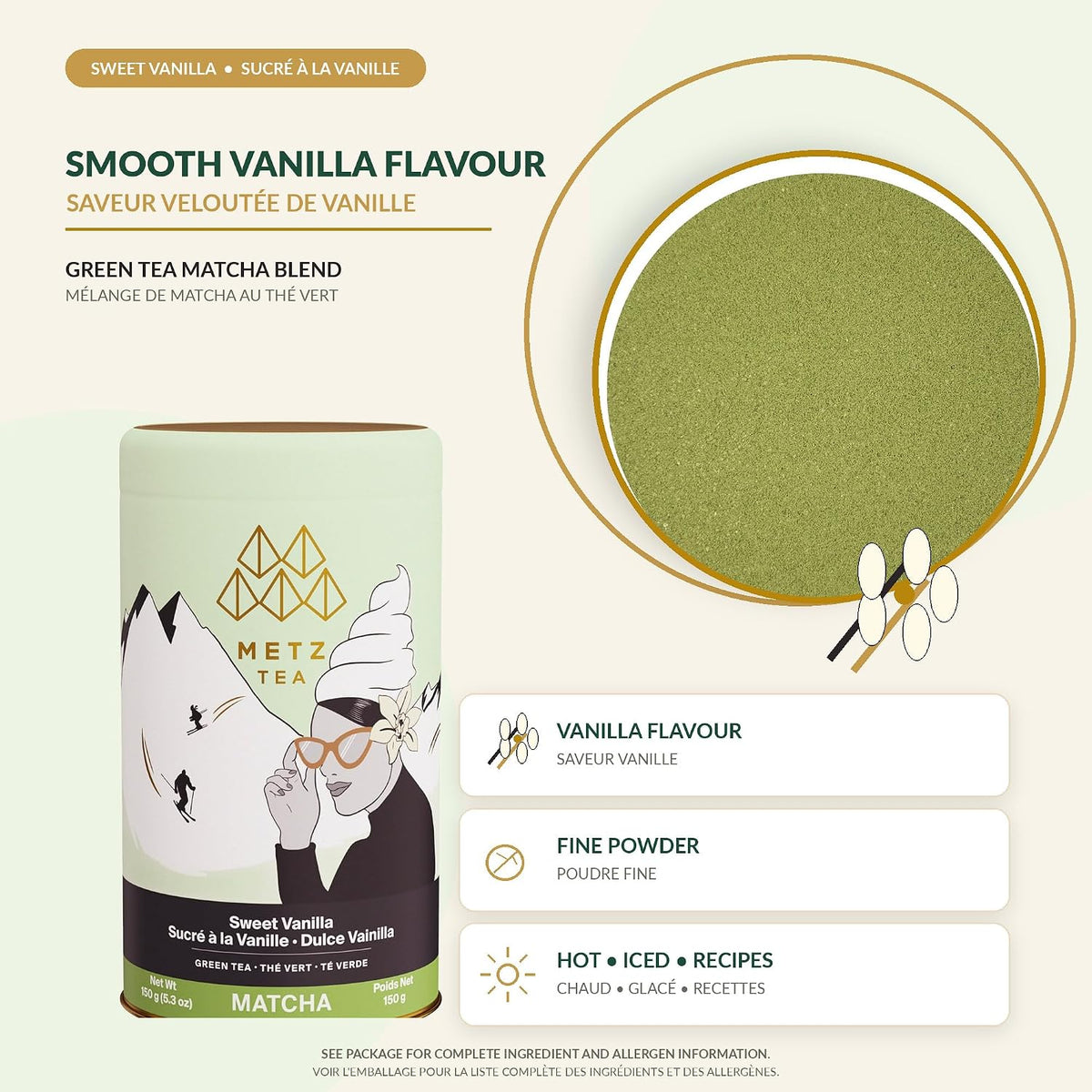 Metropolitan Tea Sweet Matcha Vanilla Green Tea