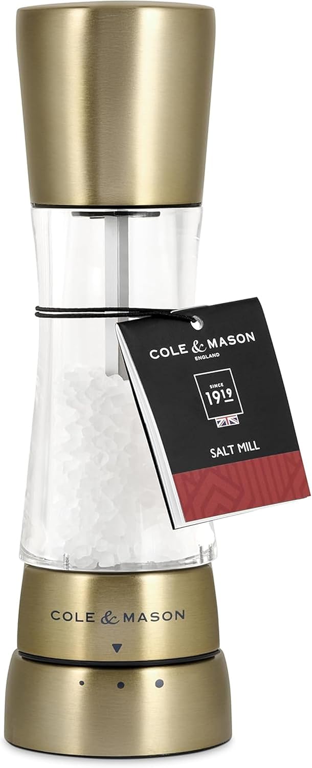 Cole & Mason Derwent Salt Mill – Matt Gold