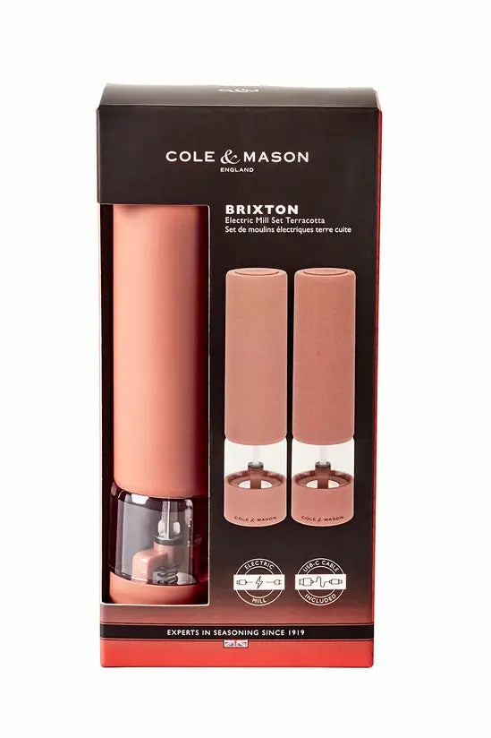 Cole & Mason Brixton Electronic Mill Gift Set – Terracotta