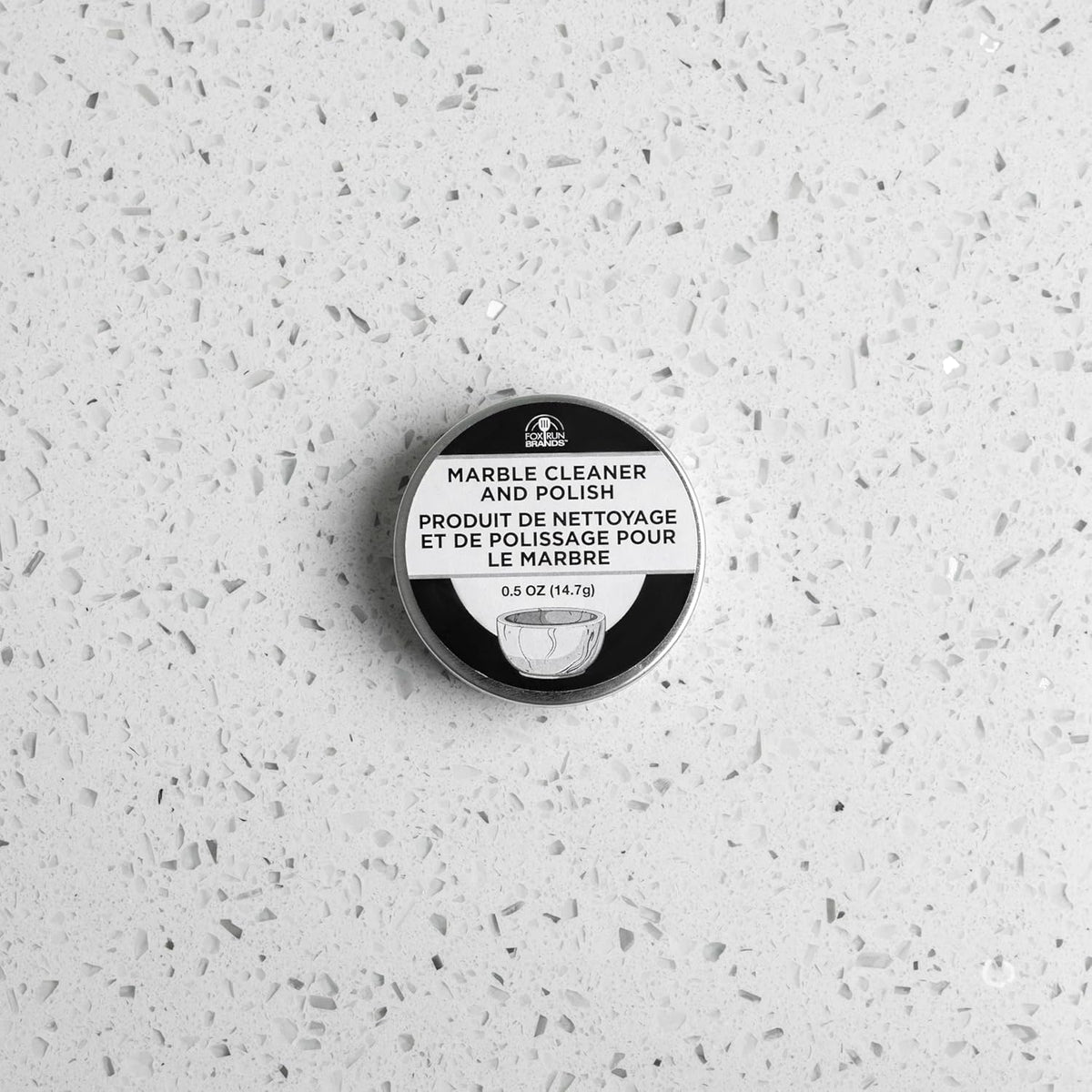 Fox Run Marble Cleaner Polish, 0.5 oz