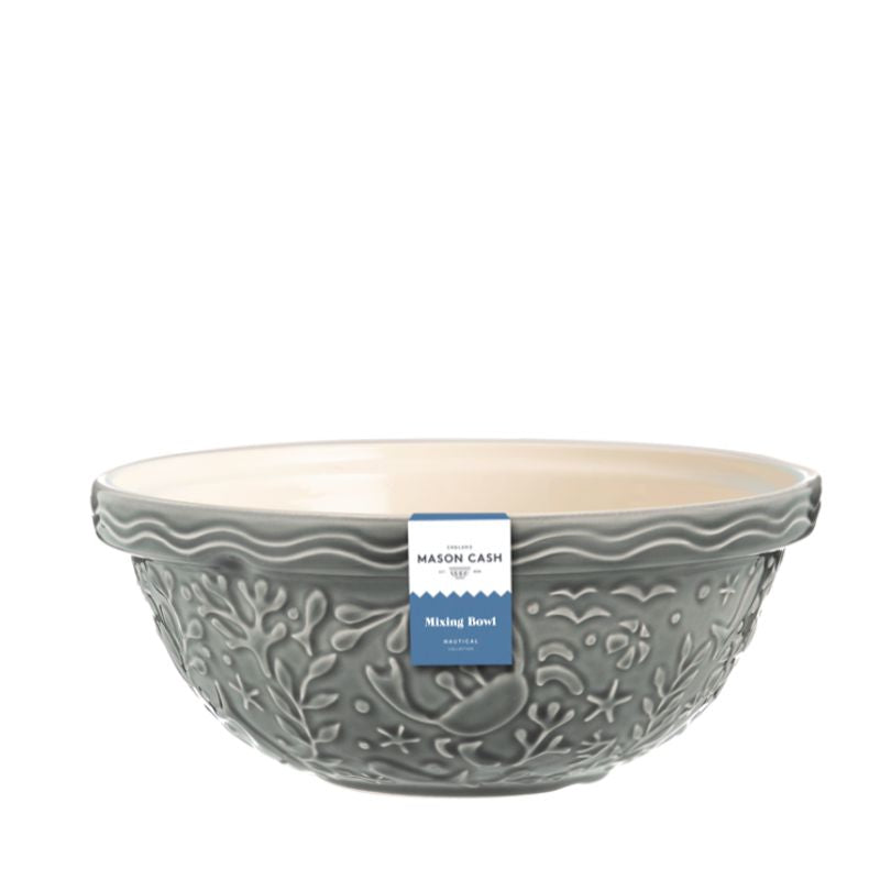 Mason Cash Nautical Mixing Bowl 11-Inch Grey