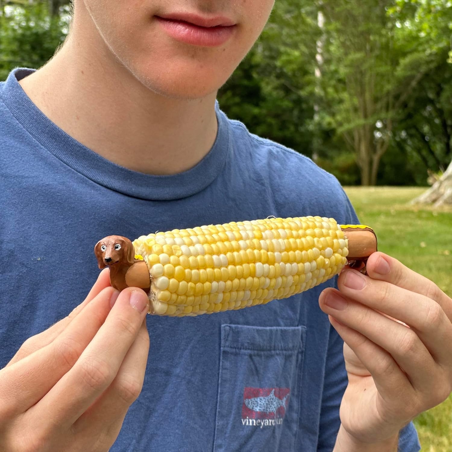 Outset Dachshund Corn Holder Set of 8