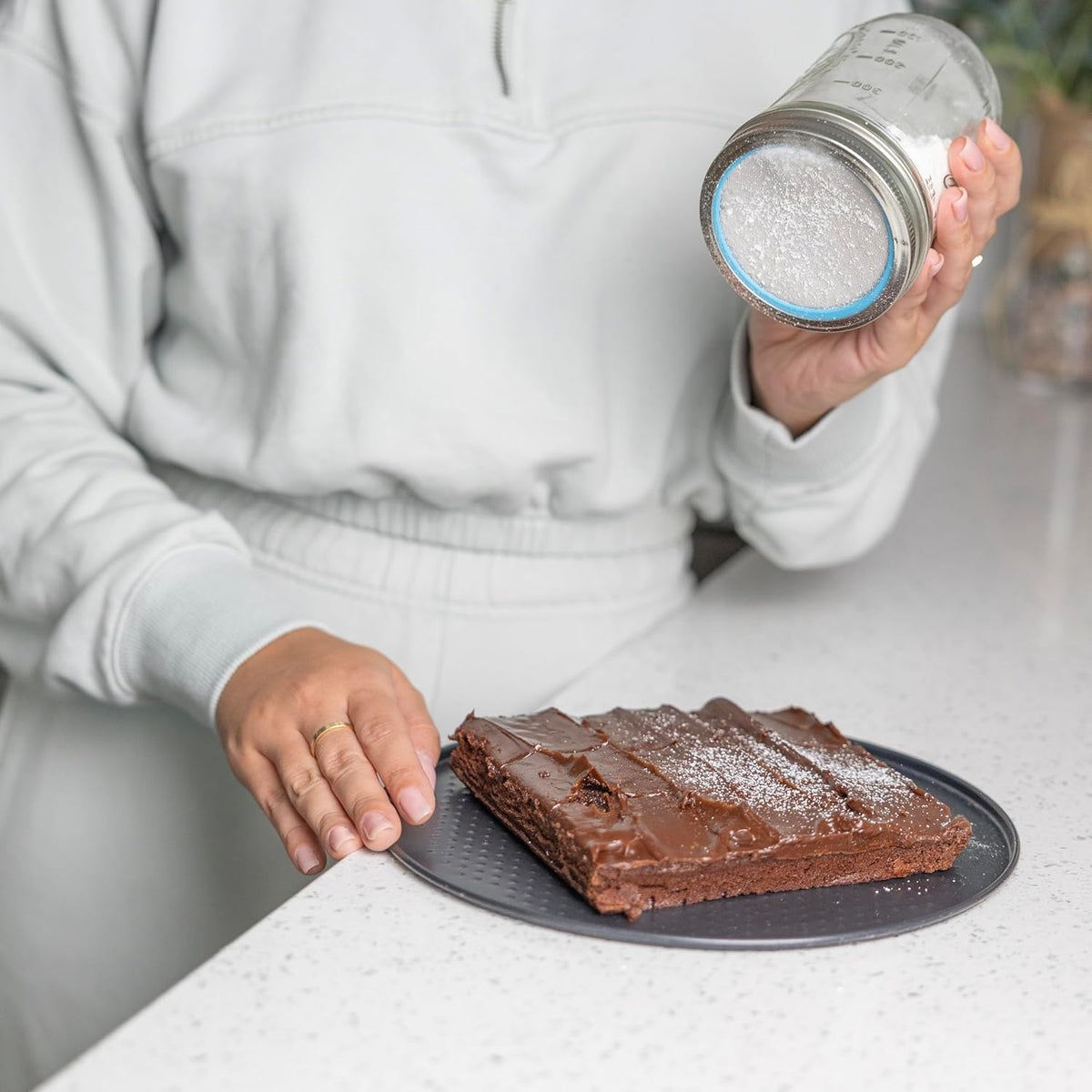 Jarware Sifter and Dispenser Lid Set
