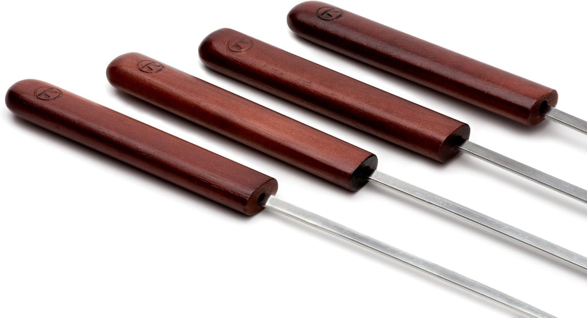 Outset Rosewood Set of 4 Barbecue Skewers 20"
