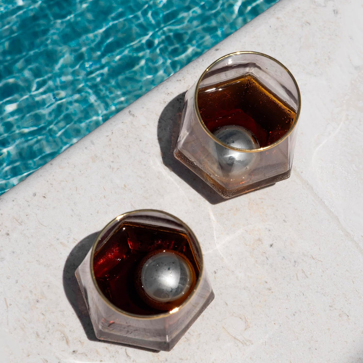 Outset Stainless Steel Ice Spheres Set of 2