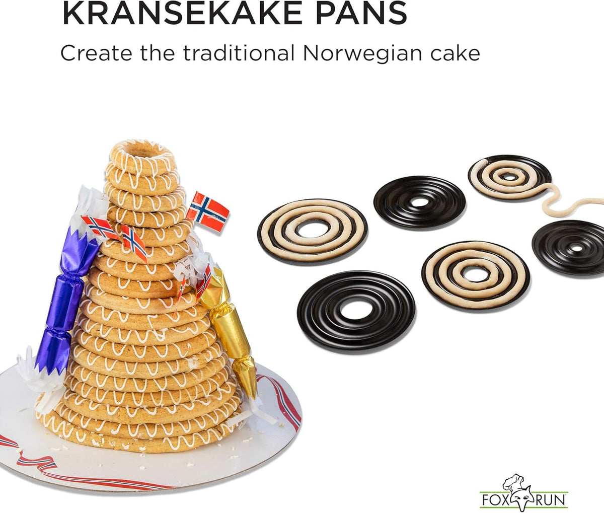 Fox Run Kransekake Pans