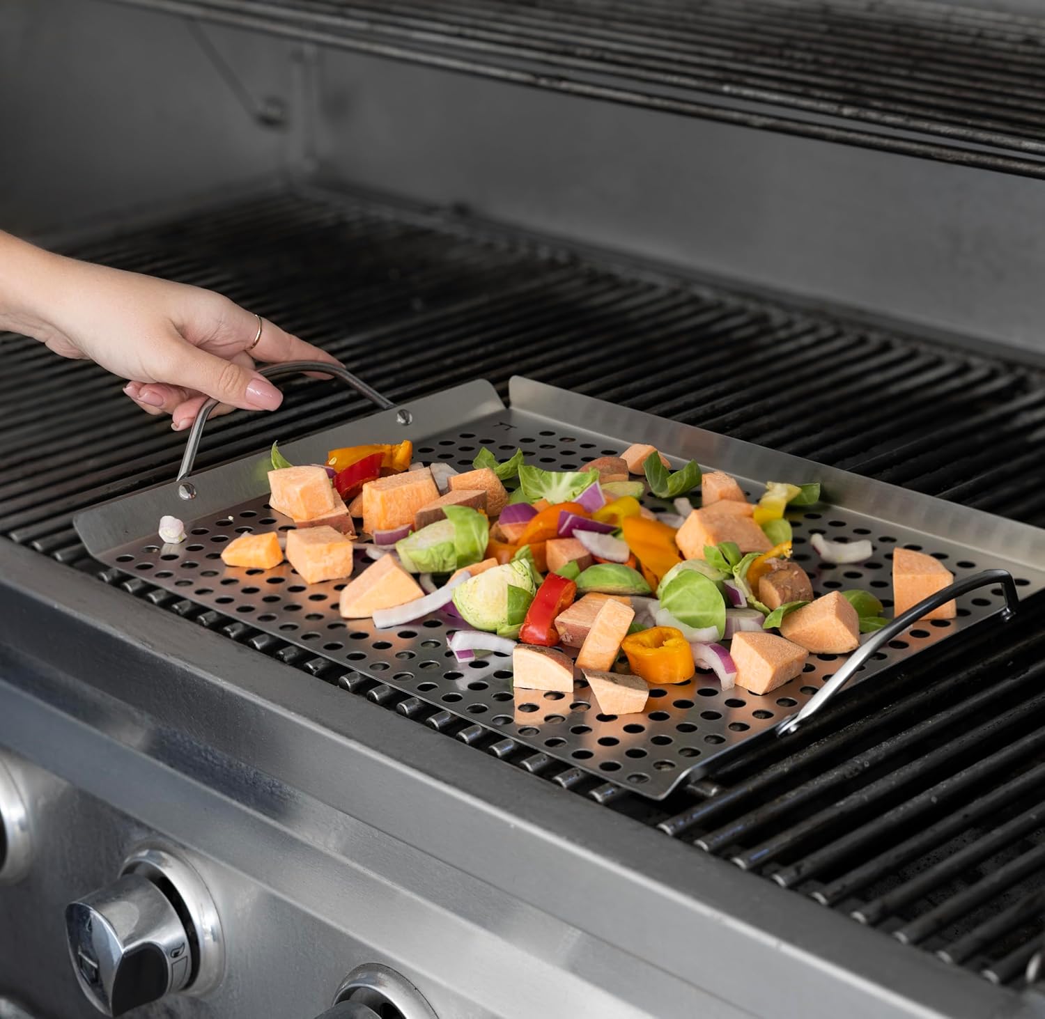 Outset Stainless Steel Grill Grid Set of 2