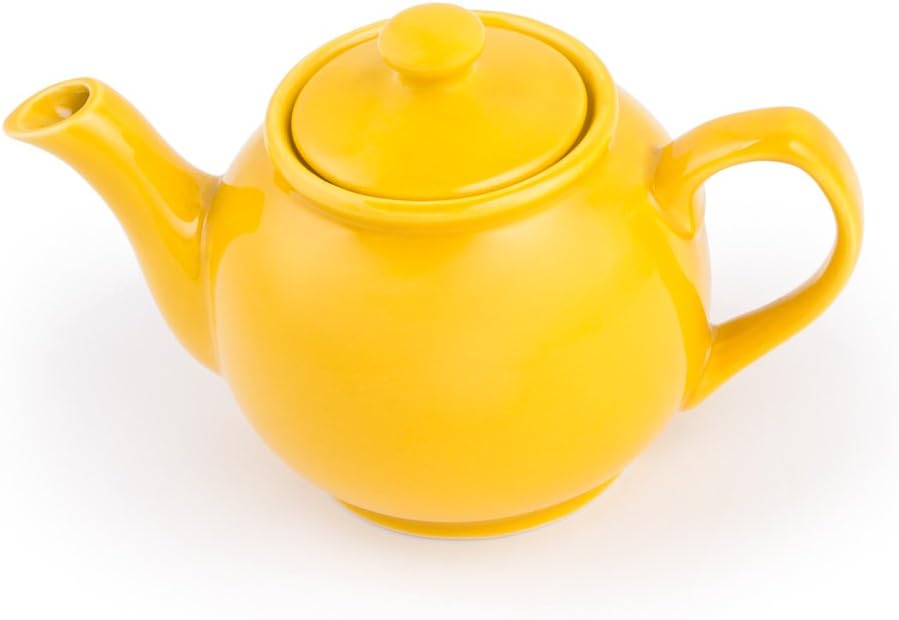 Fox Run Yellow Ceramic Teapot 6-Cup