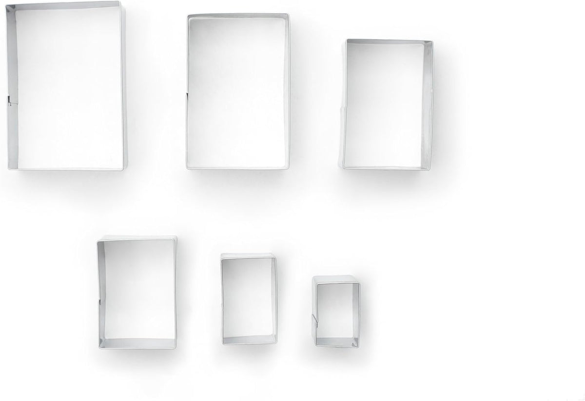 Fox Run Rectangle Cookie Cutter Set