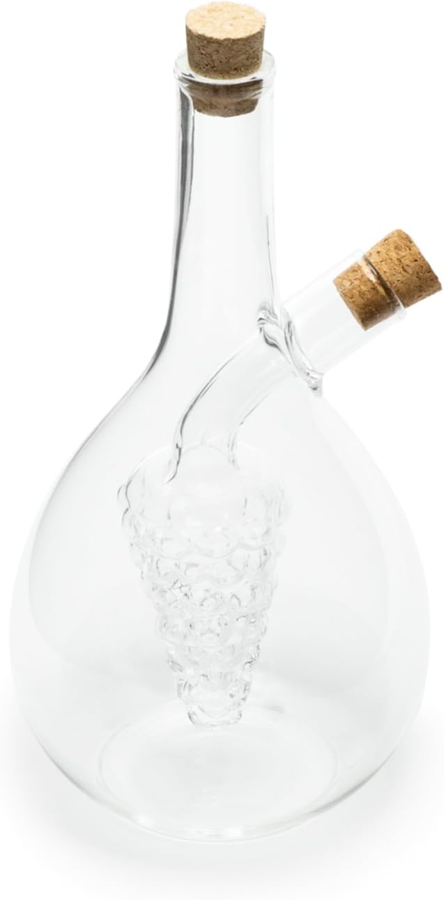 Fox Run Round Grape Oil & Vinegar Bottle