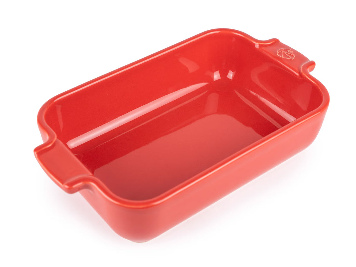 Peugeot Ceramic Baking Dish – Rectangular – Red – 22 cm