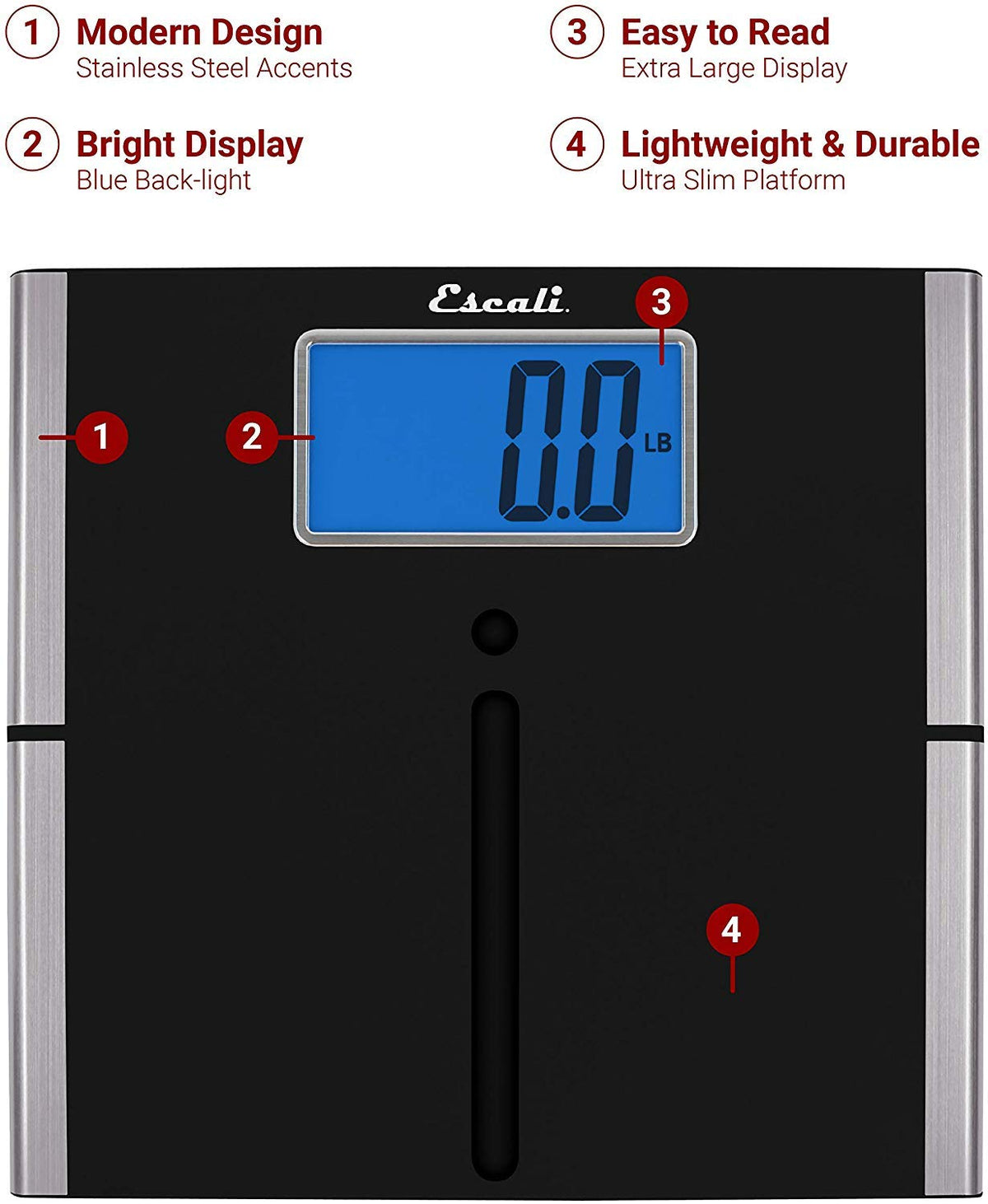 Escali Easy Read Body Scale