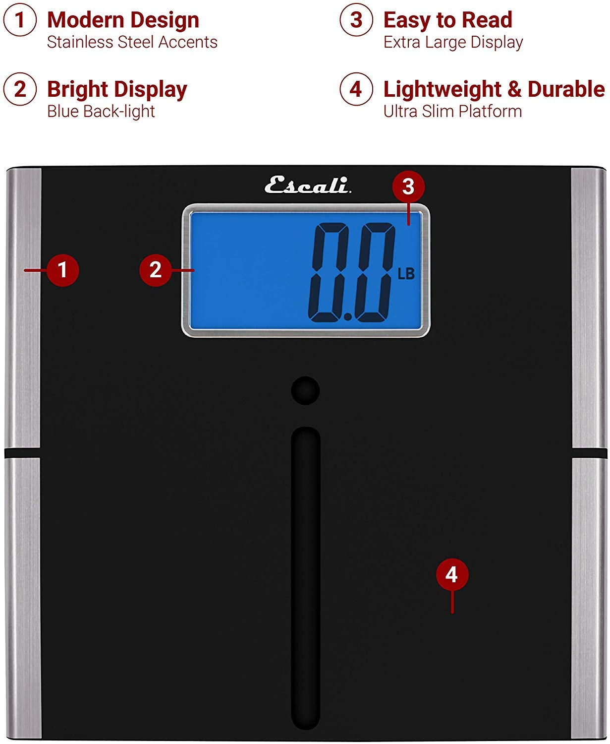 Escali Easy Read Body Scale