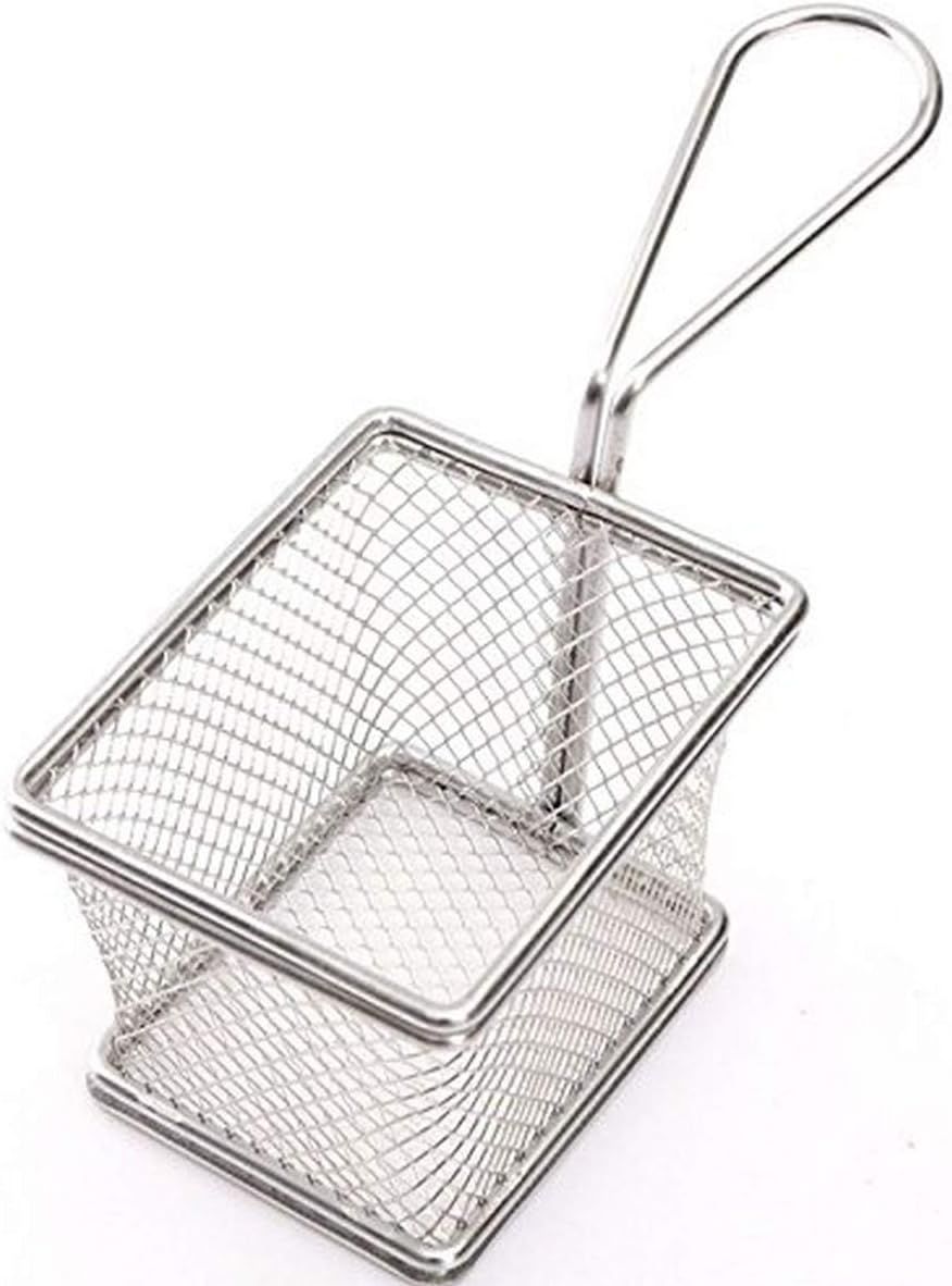 Cuisinox Personal French Fry Basket – 10cm wide x 13cm long x 8cm high by Kitchen Niche