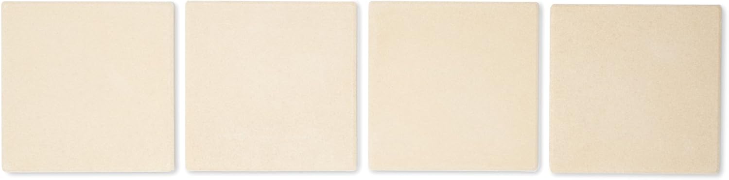 Outset Pizza Grill Stone Tiles – Set of 4 (7.5")