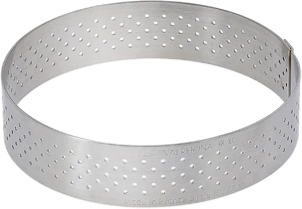 De Buyer Mini Perforated Tart Ring – 7.5 cm x 2 cm