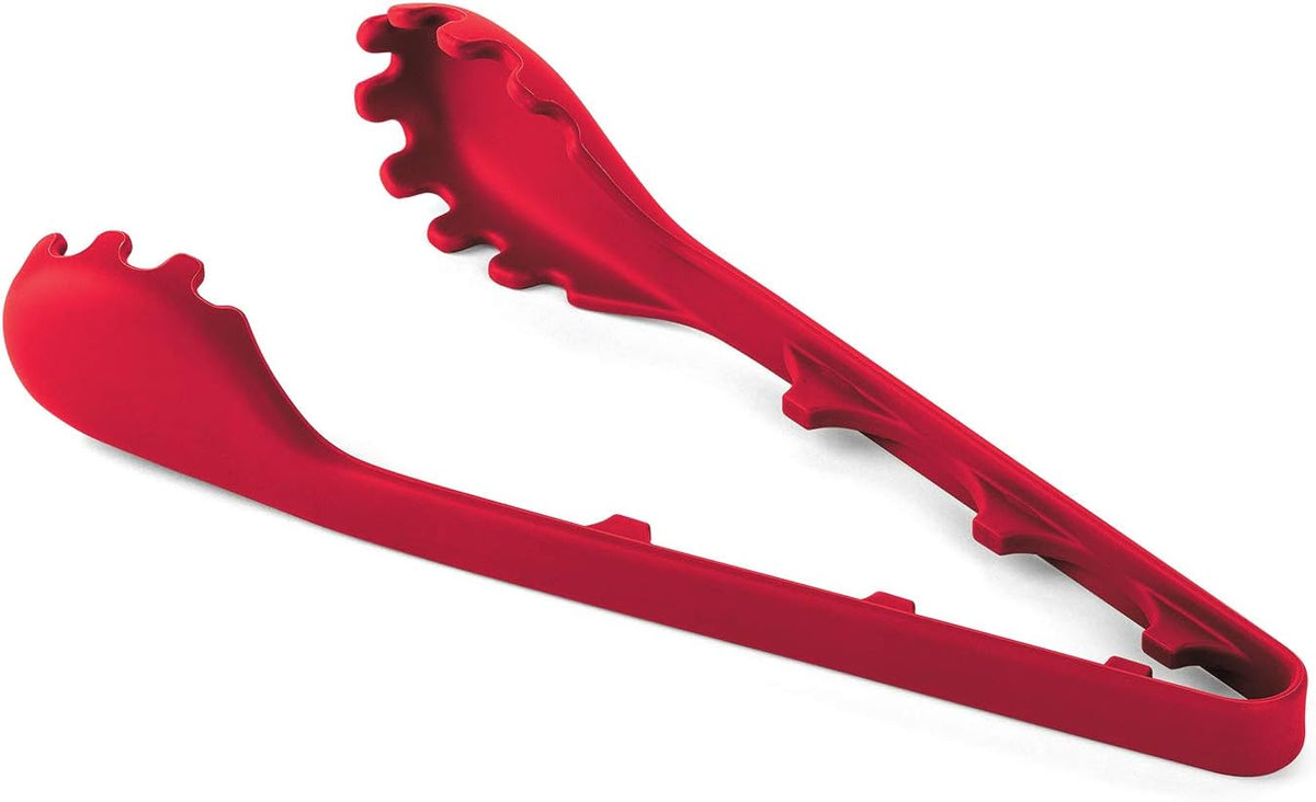 Fox Run 2 in 1 Silicone Pasta Serving Tongs with Measurer