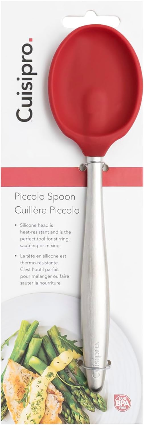 Cuisipro Piccolo Spoon – 8" / 20 cm – Silicone Red Cuisipro by Kitchen Niche