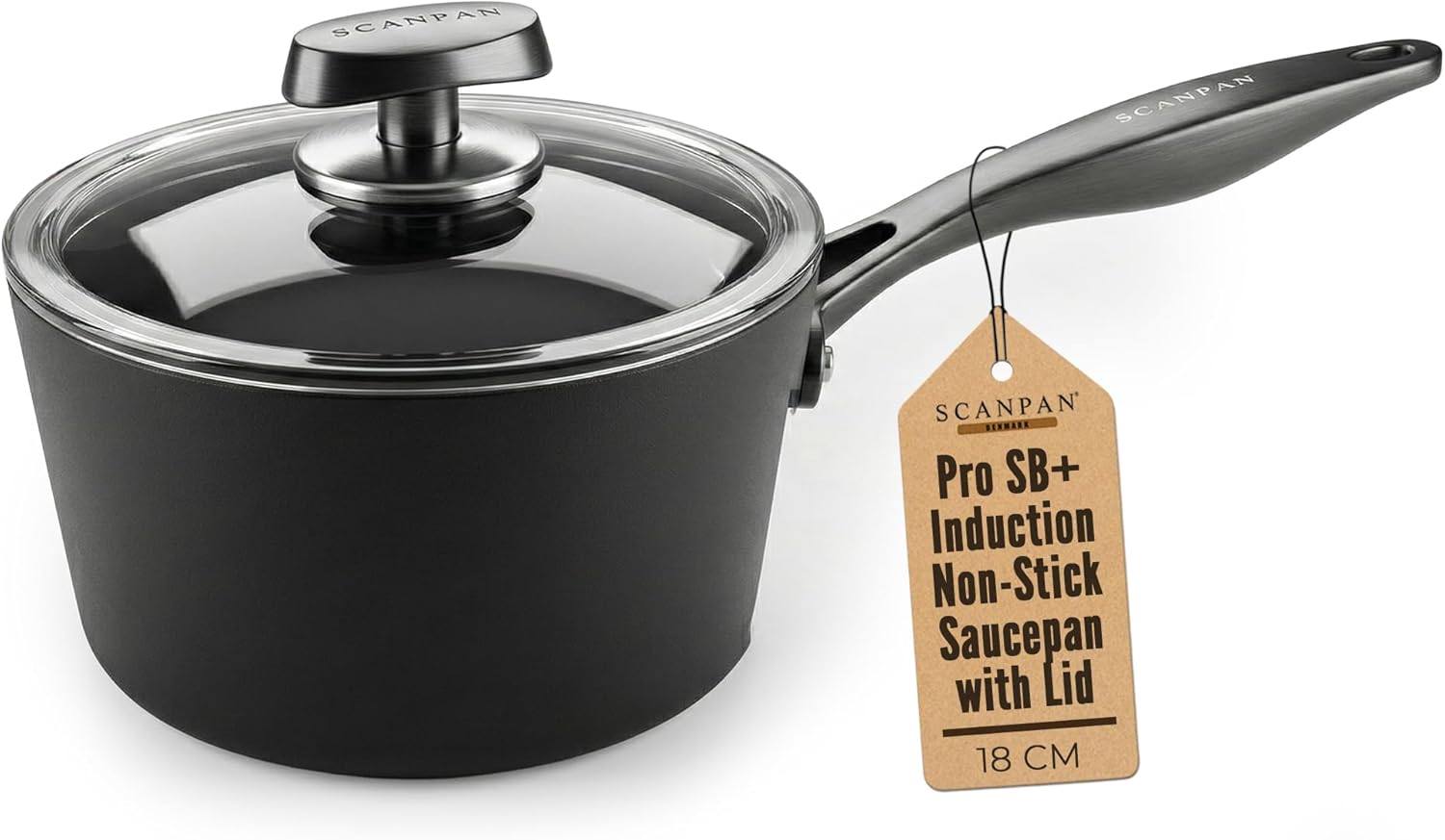 Scanpan Pro SB+ Saucepan with Lid – 18 cm / 1.8 L