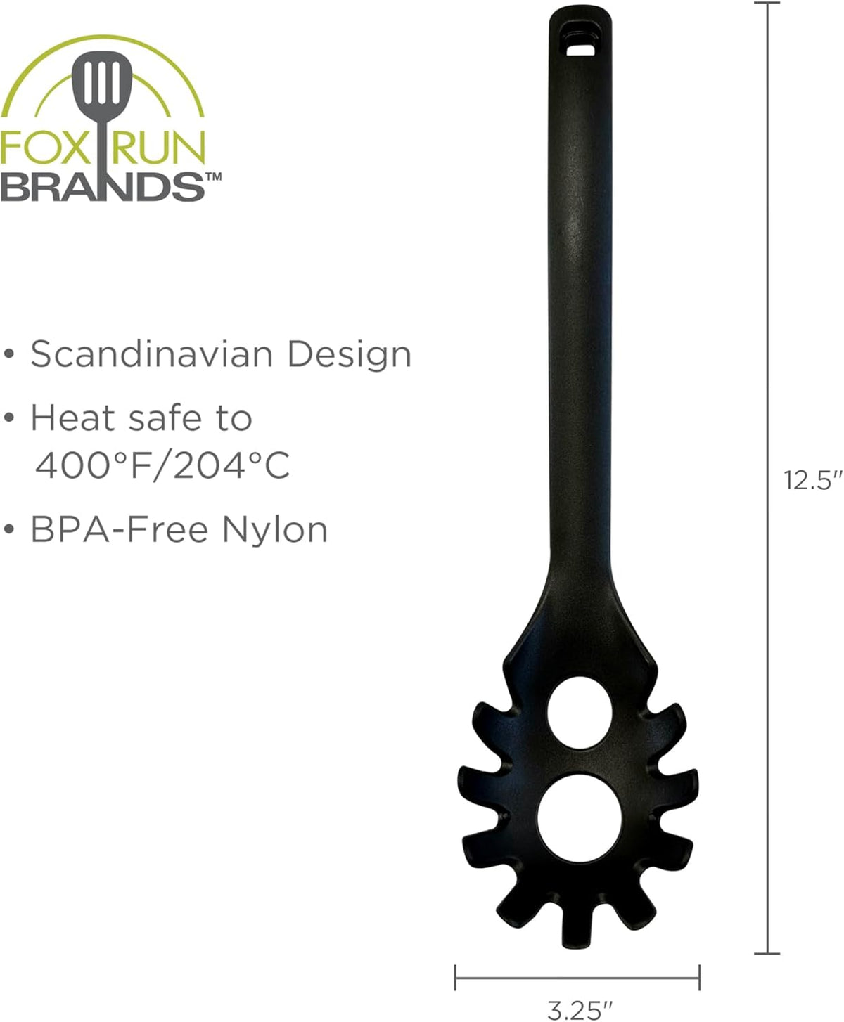 Fox Run Black Nylon Spaghetti Server