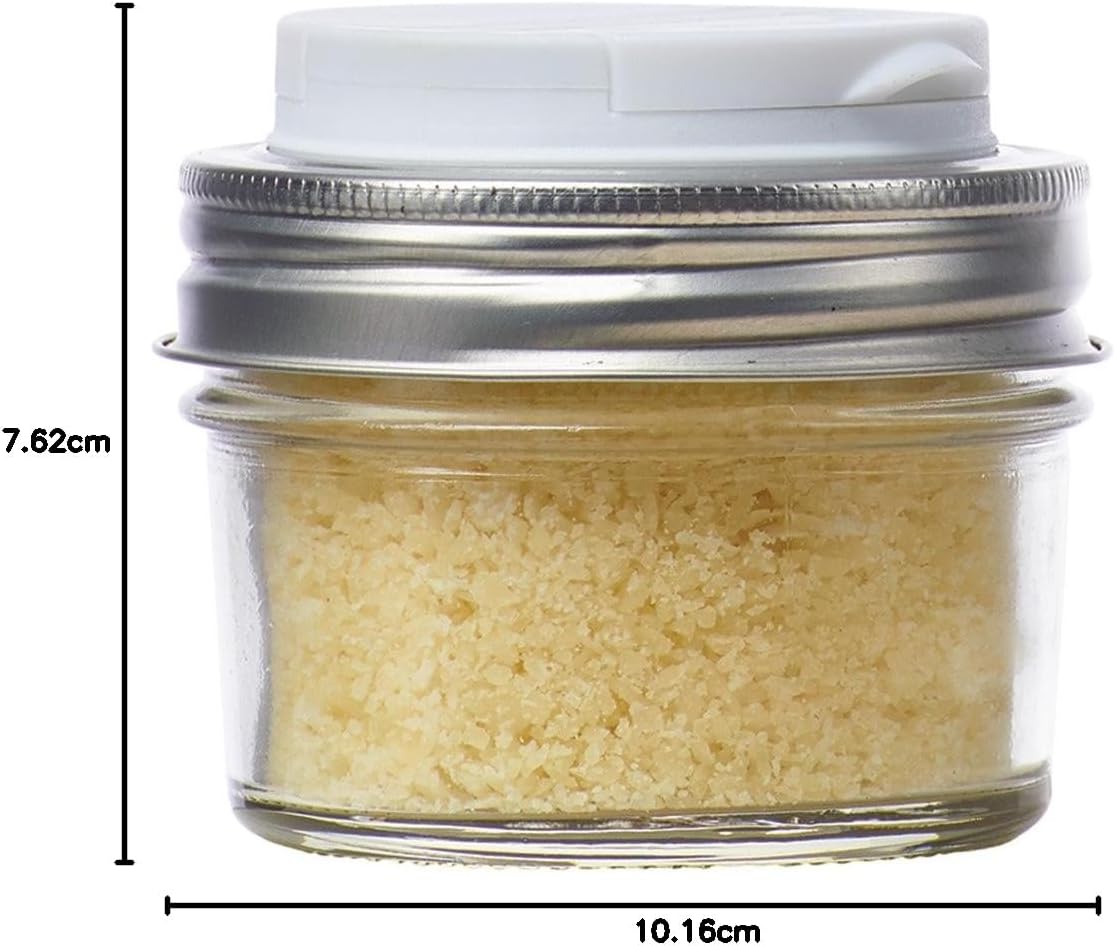 Jarware Spice Lids Set of 2 - Black and White