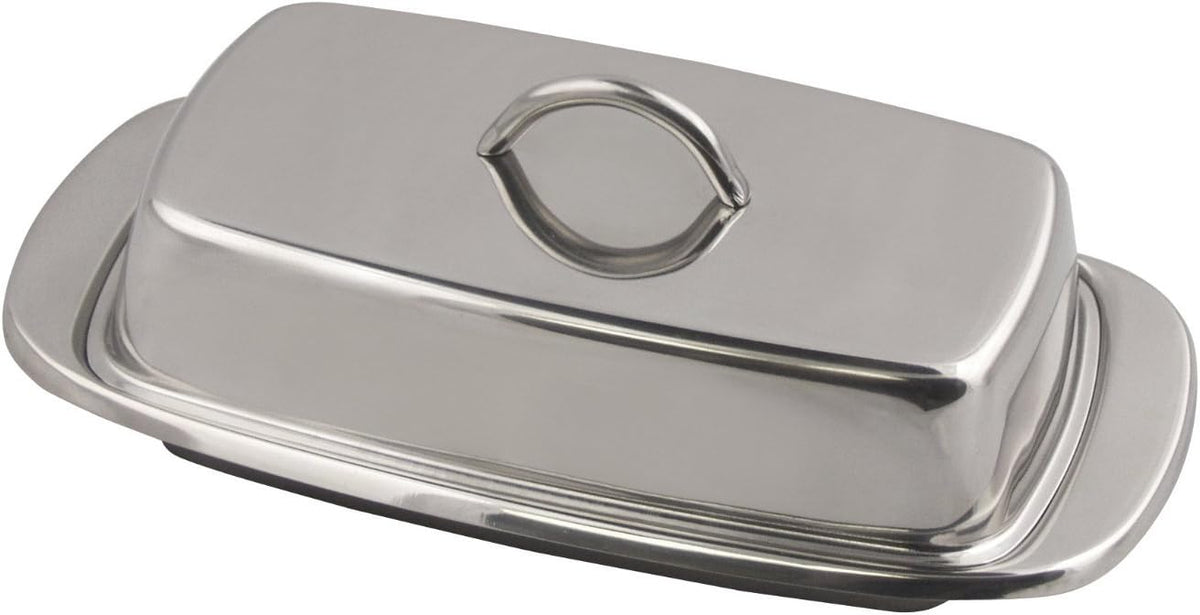 Fox Run Stainless Steel Butter Dish